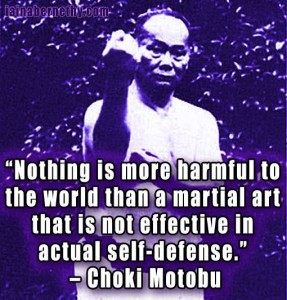 Choki Motobu quote